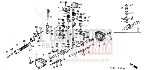 AUSLASSVENTIL (1) CR250RH de 1987